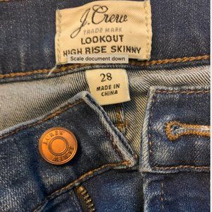 JCrew High Rise Skinny Size 6 Jeans